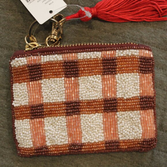 NWT Anthropologie Beaded Coin Purse : Picnic Edition - Picture 6 of 11